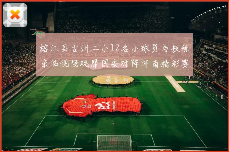 榕江县古州二小12名小球员与教练亲临现场观摩国安对阵河南精彩赛事